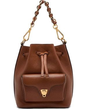 Coccinelle Beat Generatio Bucket Bag - Brown