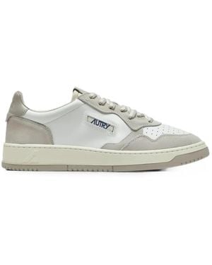 Autry Medalist Panelled Trainers - White