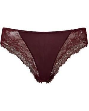 Twinset Slip Con Ricamo - Viola