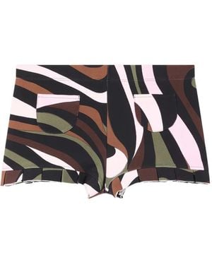 PUCCI Short À Imprimé Marmo - Black