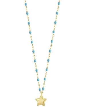 Gigi Clozeau Mini Gigi Star Necklace - Metallic