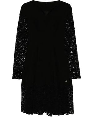 Saiid Kobeisy Lace Short Dress - Black