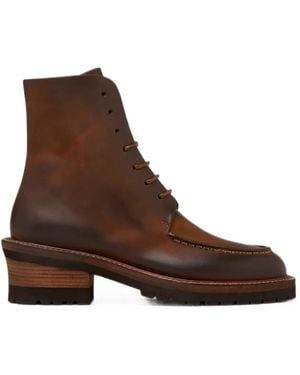 Marsèll Schnürstiefel Aus Leder - Braun