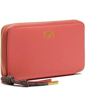 Bimba Y Lola Leather zip wallet - Rot