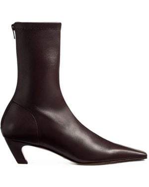 KHAITE Bottines Arizona Stretch - Brown
