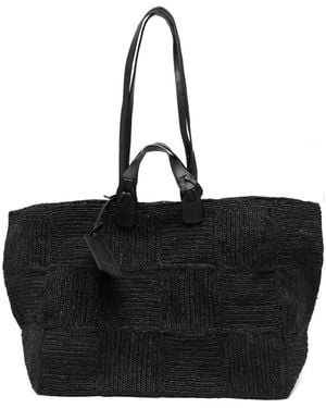 IBELIV Woven Tote Bag - Black