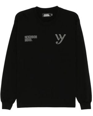 Yohji Yamamoto X Neighborhood Long-Sleeved T-Shirt - Black