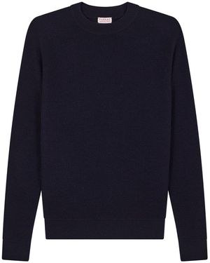 Fursac Waffle-Knit Wool Jumper - Blue
