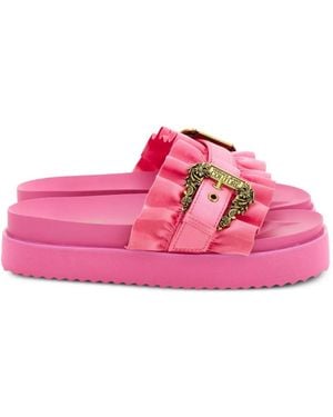 Versace Jeans Couture Sandales À Détails De Boucles - Pink
