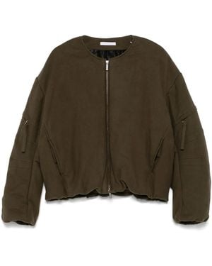 Helmut Lang Cocoon Bomber Jacket - Green