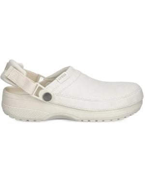 Crocs™ Touch-Strap Slides - White