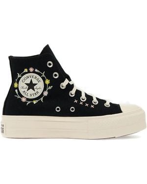 Converse Chuck Taylor All Star Lift Trainers - Black