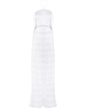 Missoni Zigzag Lamé Jumpsuit - White