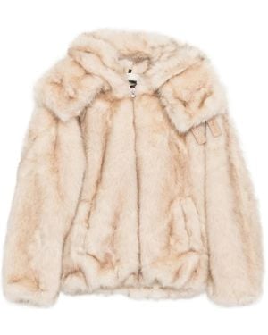 Kidsuper Jacke Aus Faux Fur - Natur