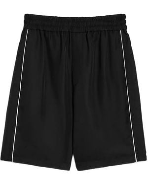 Jil Sander Shorts Mit Paspeln - Schwarz