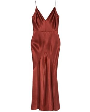 Gabriela Hearst Brigita Dress - Red
