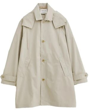 A Kind Of Guise Hooded Trench Coat - White