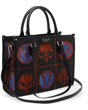 MY BEST BAG Bolso Shopper Atena Liberty Pequeño - Negro