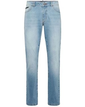 Philipp Plein Super Straight Cut Jeans Greatness - Blue
