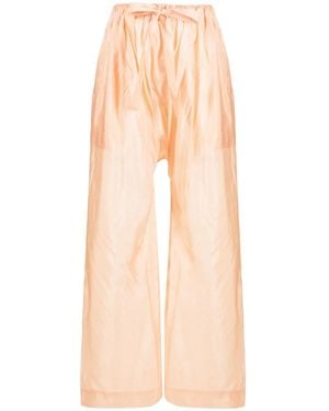 Christian Wijnants Pantaloni A Vita Bassa - Rosa