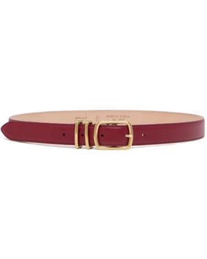 Bally Orson Leather Belt - Pink
