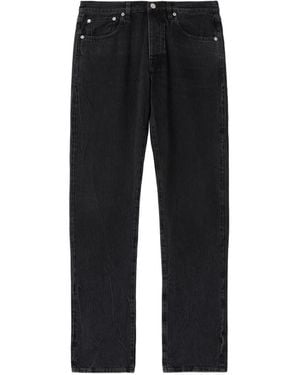 Fortela Selvedge Five Pocket Jeans - Black