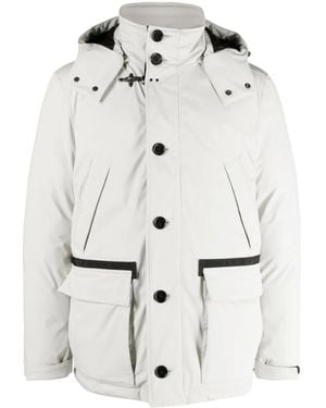 Fay Caban Piuma Hooded Jacket - Natural