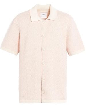 Barrie Lightweight Cashmere Wool Polo Shirt - Natural