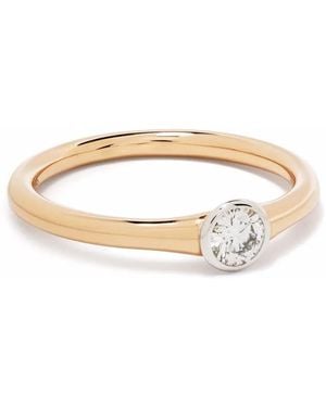 COURBET 18Kt Recycled Rose Origine Laboratory-Grown Diamond Ring - Metallic