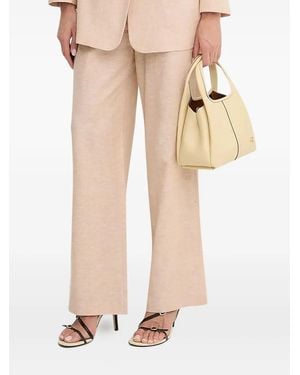 ARMANI EXCHANGE Elastic-Waist Straight Pants - Natural