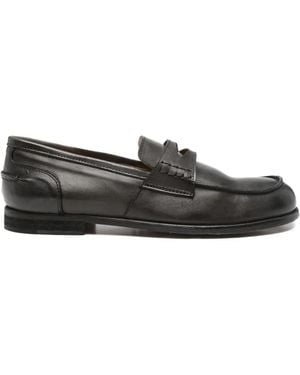 F.LLI RENNELLA Leather Loafers - Black