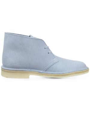 Clarks Bottines Desert À Lacets - Blue
