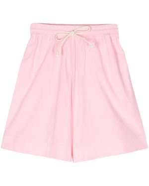 Toogood The Diver Cotton Track Shorts - Pink