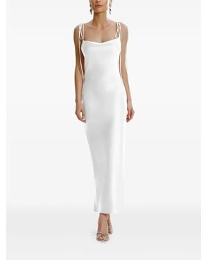 Framboise Jodie Sleeveless Midi Dress - White
