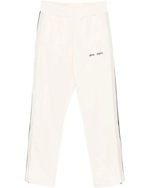 Palm Angels Side-Stripe Track Trousers - White