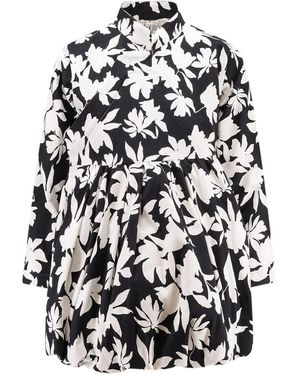 COMME DES GARÇONS PLAY Jacke mit Blatt-Print - Weiß