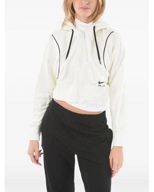 Nike Logo-Print Hoodie - White