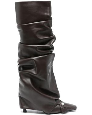 The Attico 95Mm Juno Boots - Black