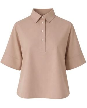 Gran Sasso Short-Sleeve Buttoned Shirt - Natural