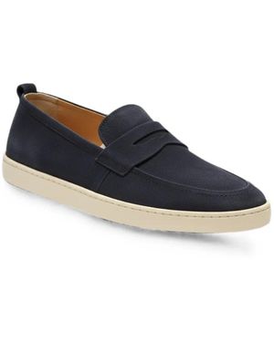 Henderson Suede Slip-On Loafers - Blue