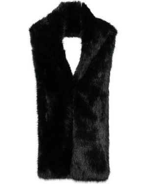 Betta Corradi Faux-Fur Scarf - Black