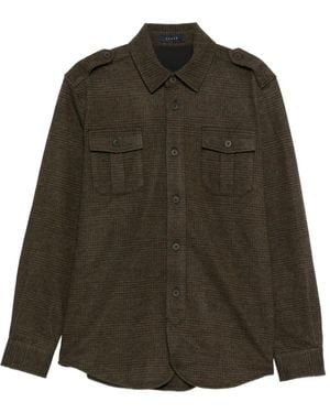 Sease Flap-Pocket Shirt Jacket - Green