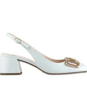 Högl Zapatos de tacón Mary con tira trasera - Metálico
