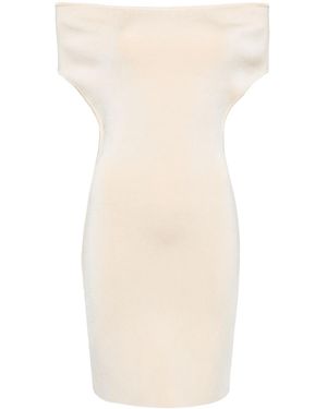 Jacquemus La Robe Cubista Short Dress - Natural