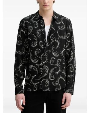 The Kooples Printed Shirt - Black