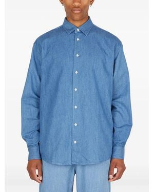 Soulland Long-Sleeve Shirt - Blue