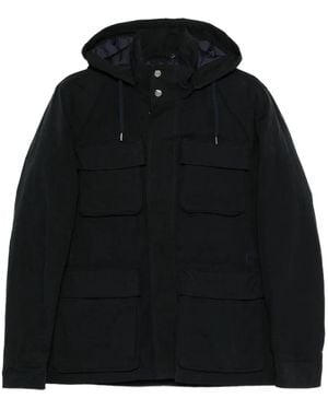 Herno Hooded Pocket Jacket - Black