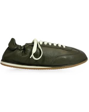 Elia Maurizi Baskets Carmen En Cuir - Green