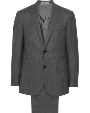 Corneliani Completo Due Pezzi A Quadri - Grigio