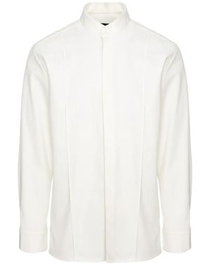 Hamza Thom V3 Panelled Shirt - White